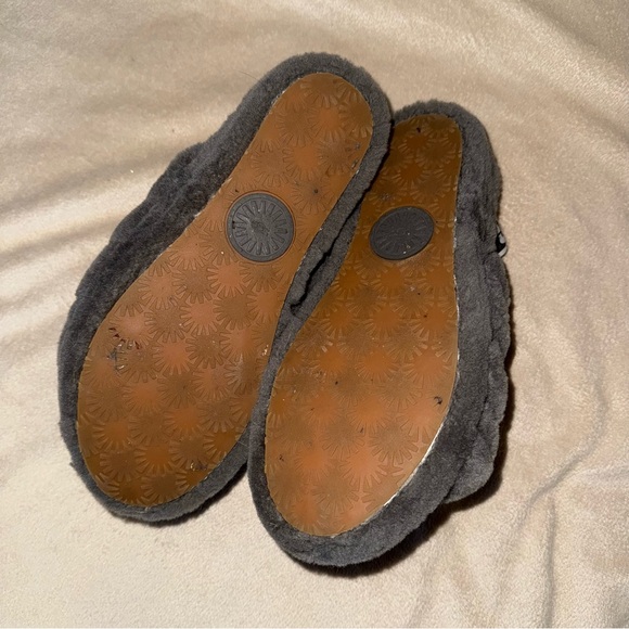 UGG Womens Fluff Yeah Slide Slipper Back Strap Gray Size 8 - Picture 6 of 6